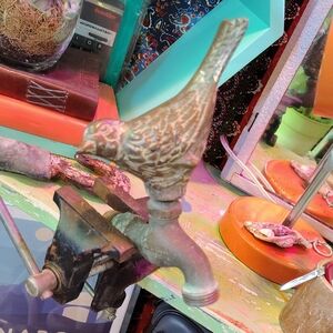 Flora And Fauna Artistic Bird Faucet Handle